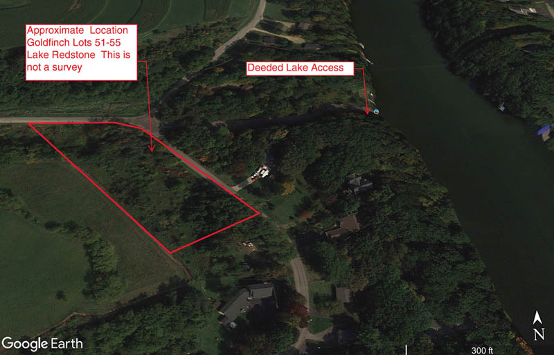 Goldfinch 51 to 55 Offshore Lots at Lake Redstone